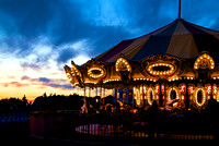 Carousel at Twilight (Cape May, NJ Christmas 2013) - $65. matted